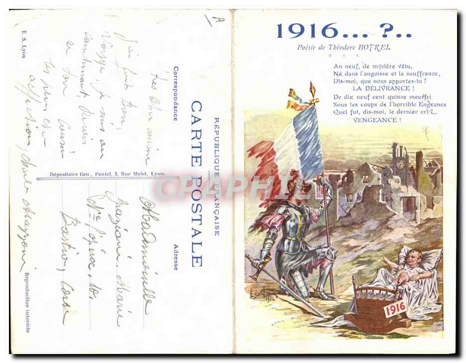 CPA Militaria 1916 ? Theodore Botrel 