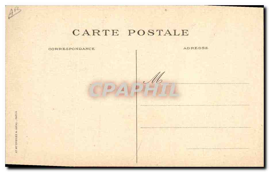 CPA Militaria Ligue fraternelle des Enfants de France Paris Alsace  — Rückseite
