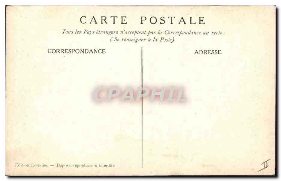 CPA Militaria Les monstres des cathedrales Francois Joseph Gargouille  — Rückseite