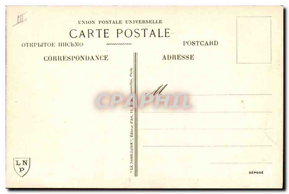CPA Militaria Le chatiment supreme Ile Sainte Helene Napoleon 1er  — Rückseite