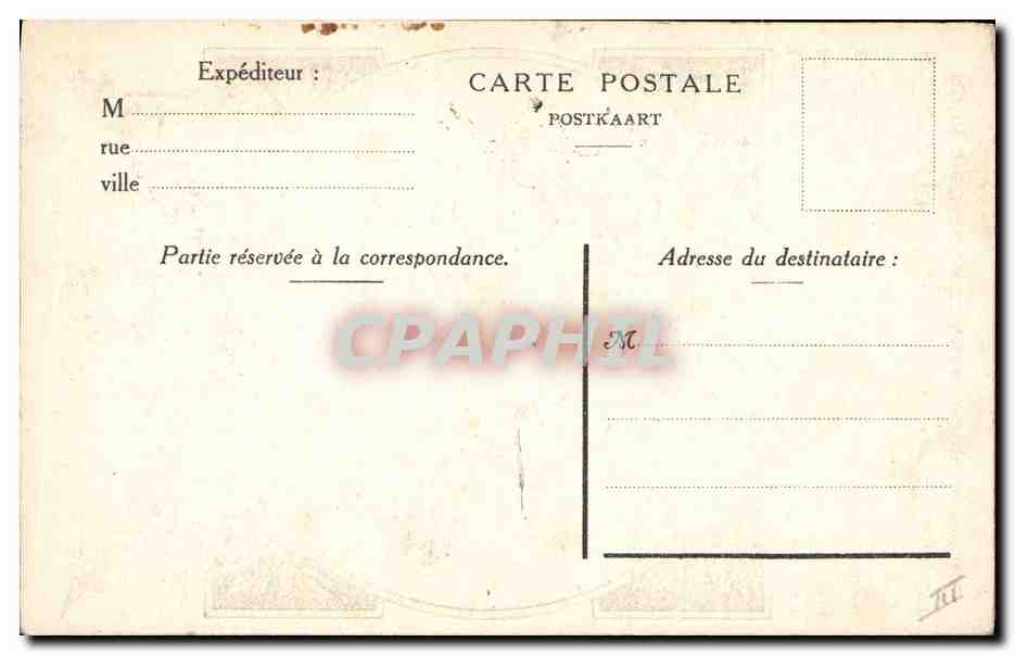 CPA Militaria L'union fait la force Les allies de la bonne cause  — Rückseite