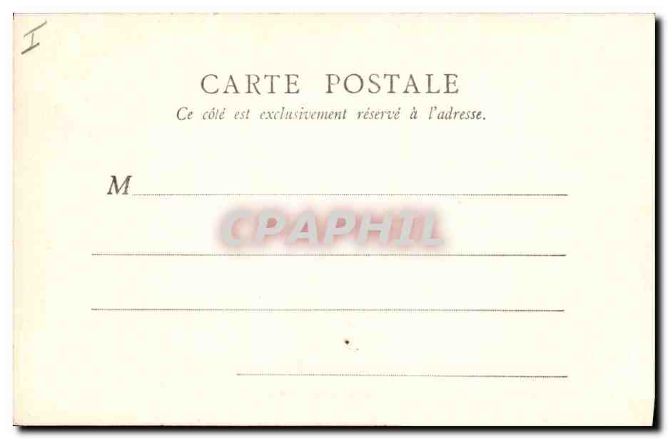 CPA Paris Musee du Luxembourg Genie gardant secret de la tombe  — Back