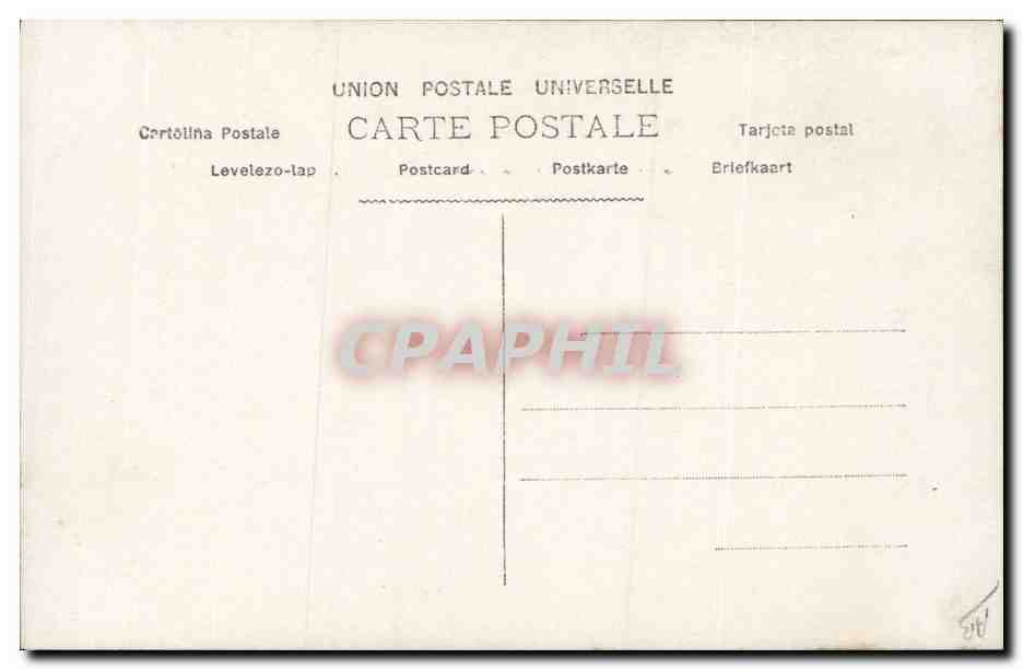 CPA Le roi du macaroni  — Verso