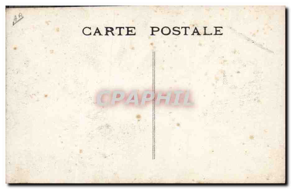 CPA Le choeur des PTT  — Verso