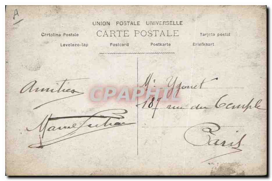 CPA Il grandira car il est espagnol  — Verso