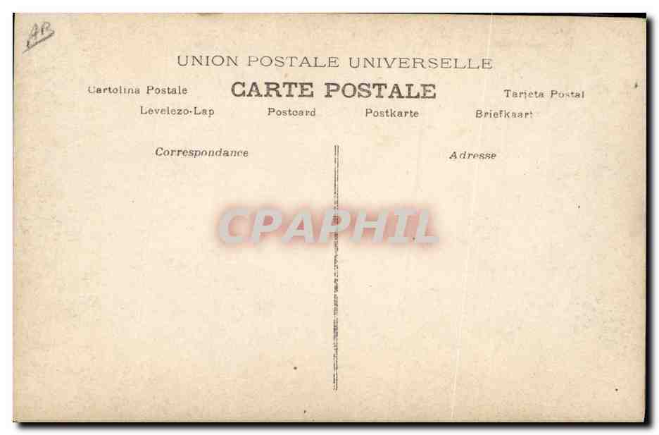 CPA Vilbert par Giris  — Verso