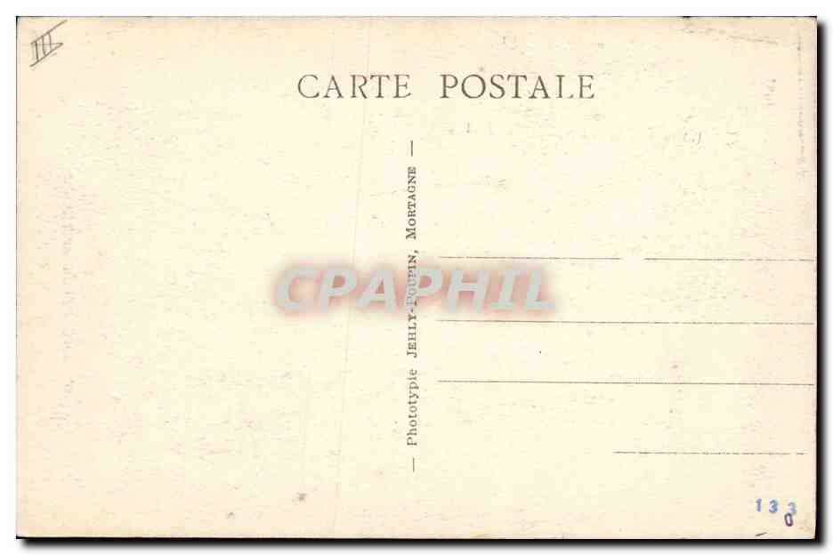 CPA Folklore Une belle Sablaise  — Verso