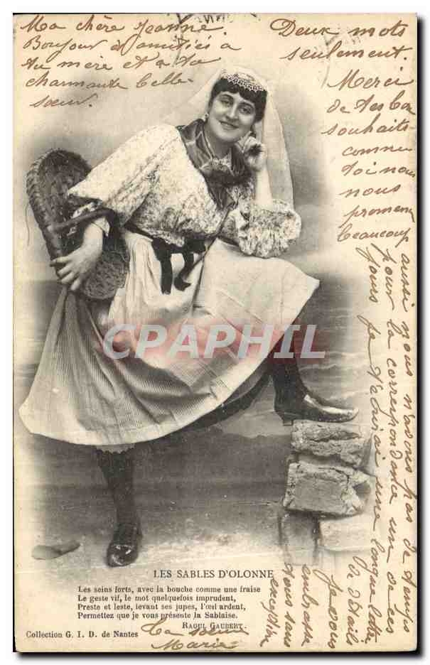 CPA Folklore Les Sables d'Olonne 