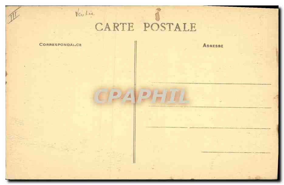 CPA Folklore Les Sables d'Olonne Les jolies Sablaises  — Verso
