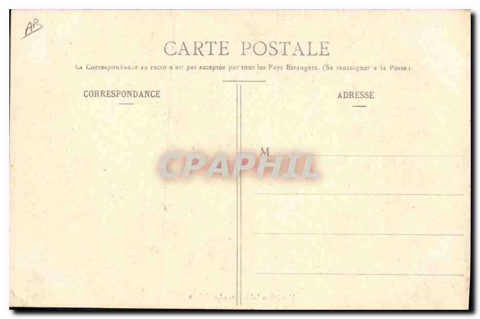 CPA Folklore Nos Sablaises Le halage  — Verso