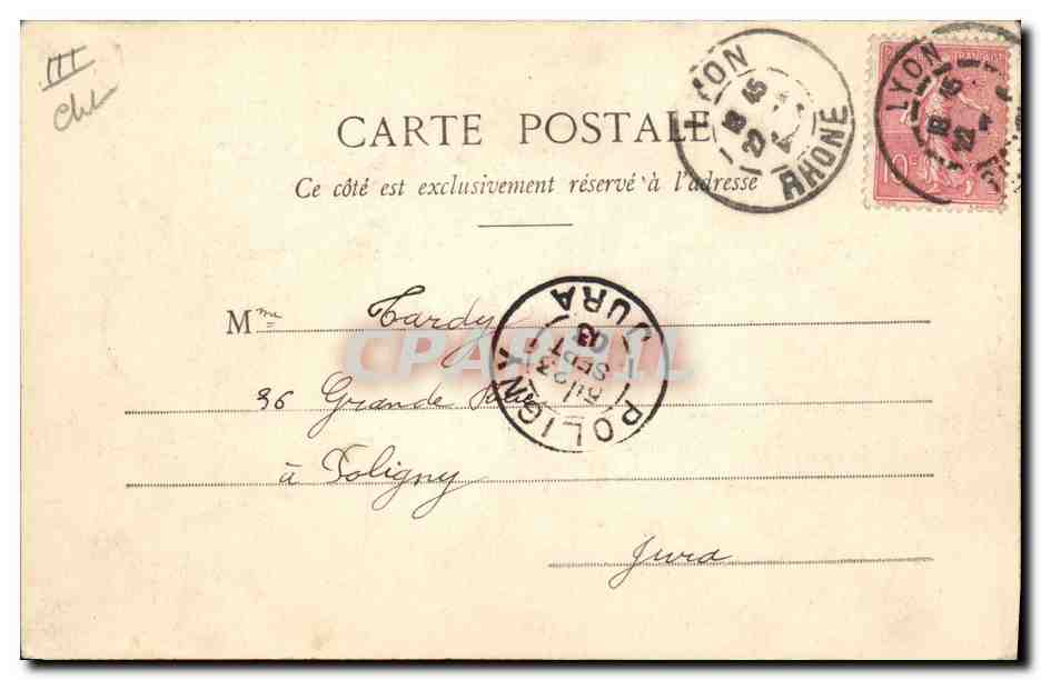 CPA Folklore Une noce Bressane en 1830  — Verso