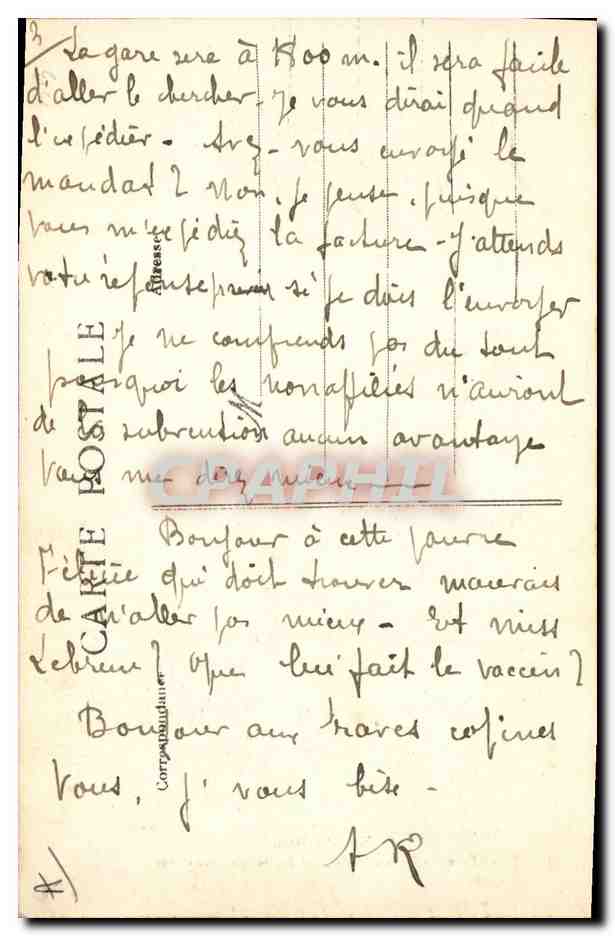 CPA Folklore En Poitou Jeune fille des environs de Chef Boutonne Deux Sevres  — Verso