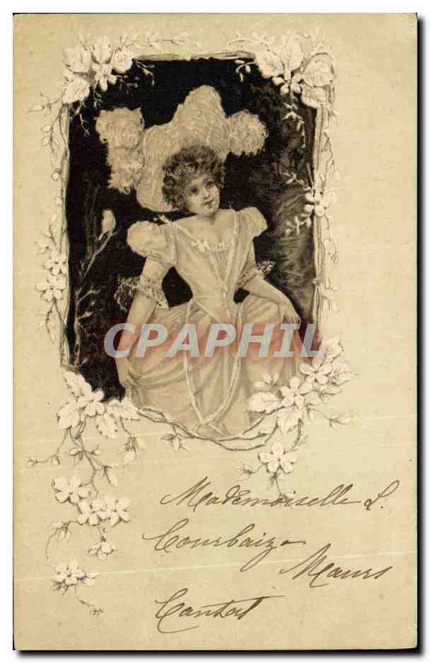 CPA Fantaisie Illustrateur Femme 