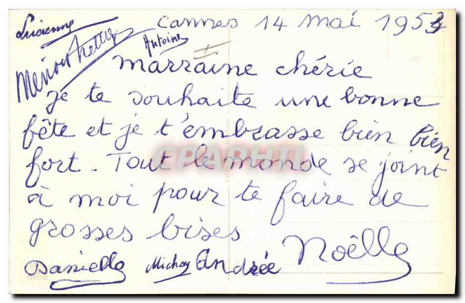 CPA Fantaisie Illustrateur Enfant  — Rückseite