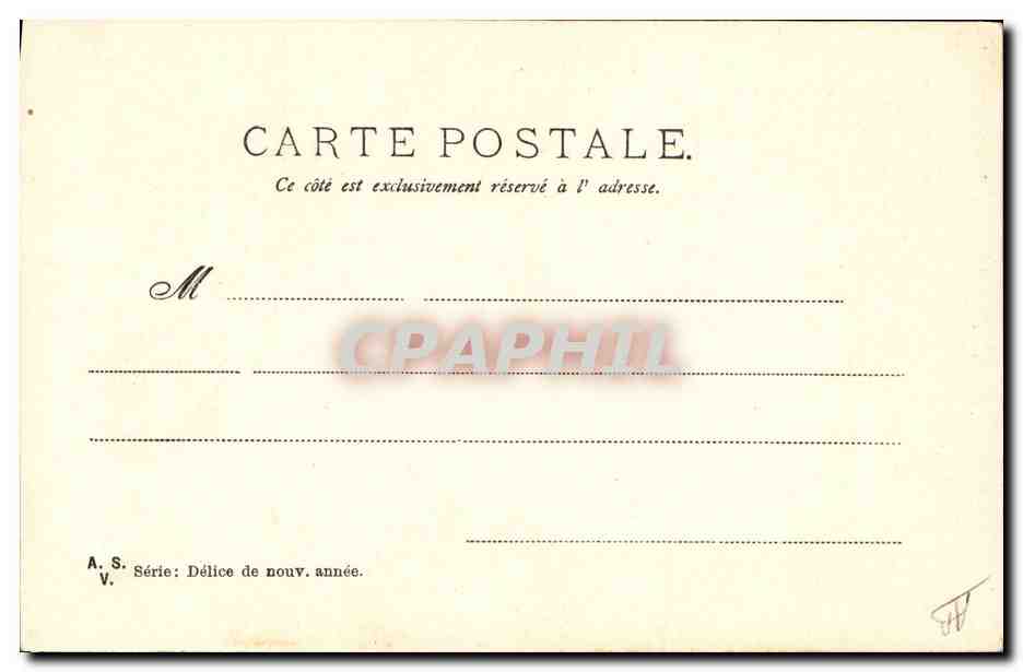 CPA Fantaisie Illustrateur Femme Trefle  — Verso