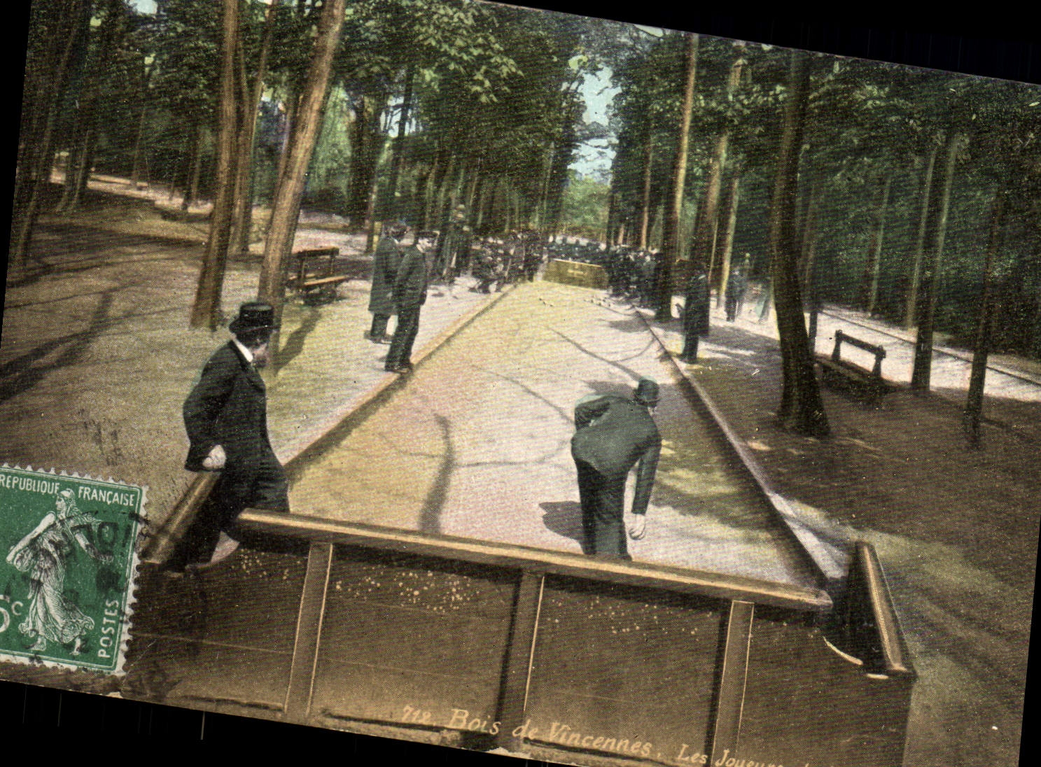 CPA Petanque Paris Bois de Vincennes Les joueurs de boules de St Mande 