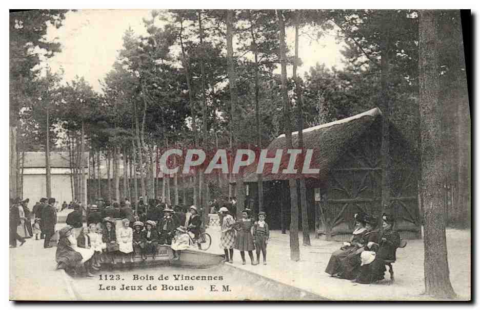 CPA Petanque Paris Bois de Vincennes Les jeux de boules 