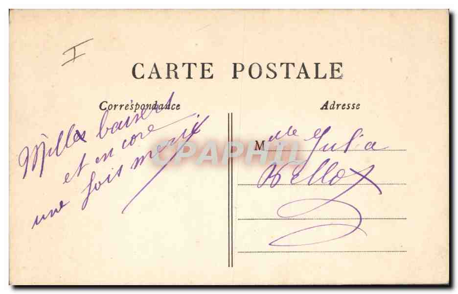CPA Diabolo Enfant La lecon de maitre — Rückseite