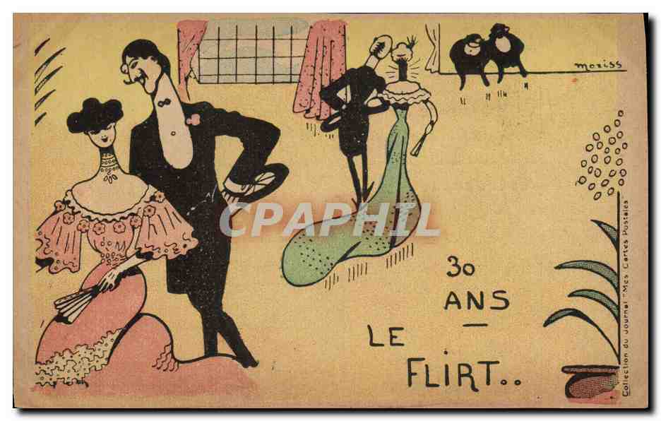Le Flirt — 30 ans — Moziss — Collection du Journal 'NCS Cartes Postales'