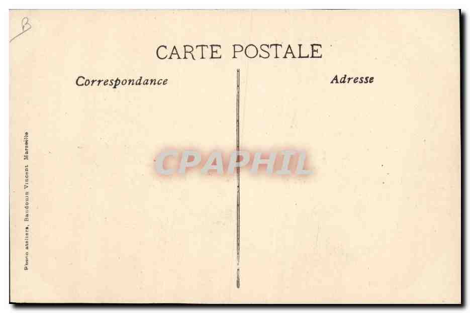 Internationale Elektrizitätsausstellung. Marseille, 1908 — 'Trombinétoscope' — Mass, beauf-del. — Rückseite