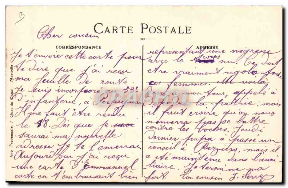 CPA Fantaisie Illustrateur Le Montenegrin Montenegro  — Rückseite