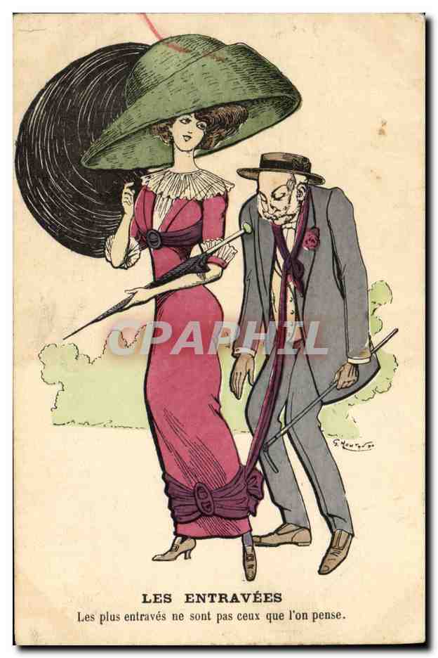 CPA Fantaisie Illustrateur Mouton Les entravees 
