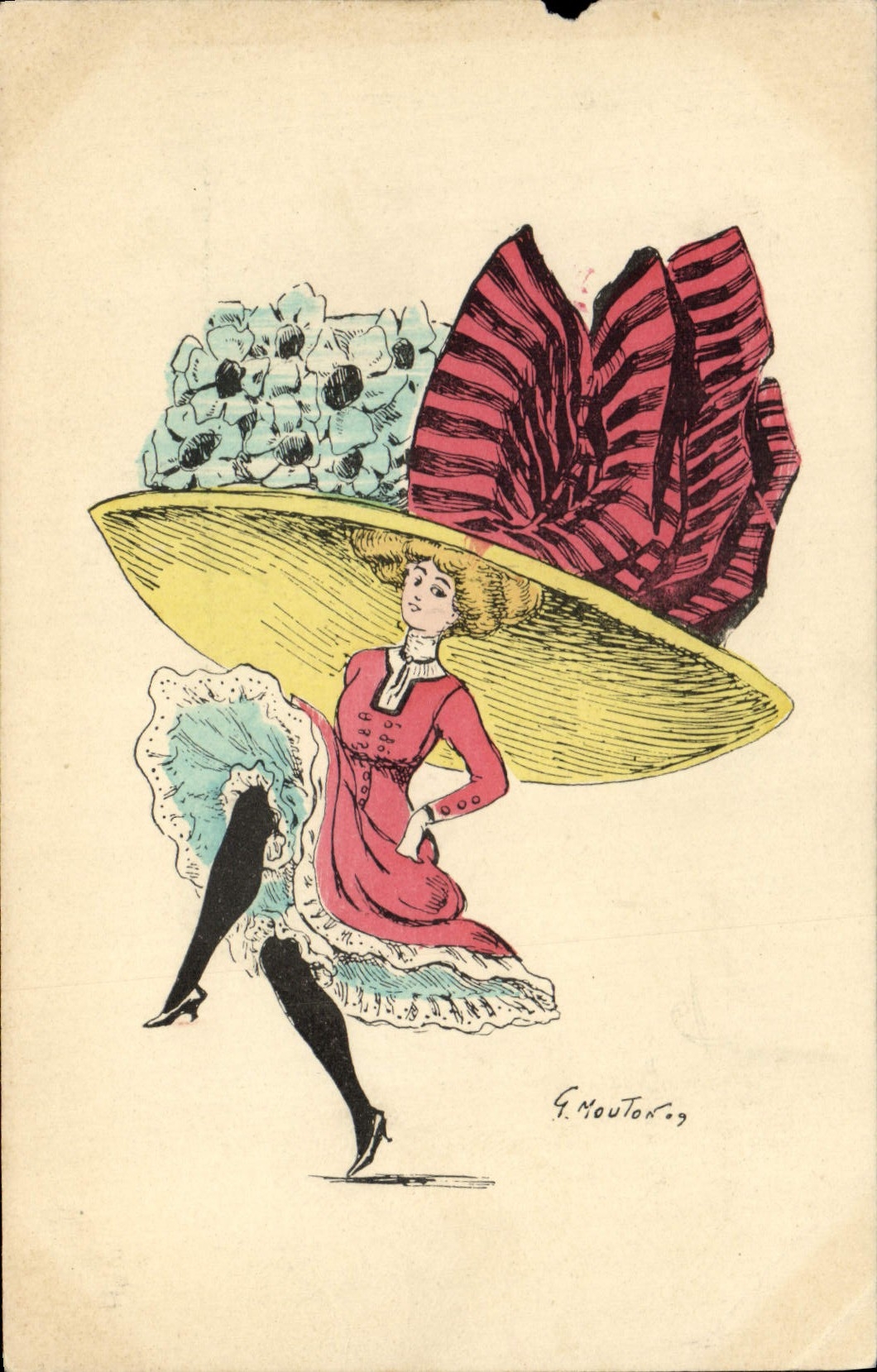CPA Fantaisie Illustrateur Mouton Les entravees 