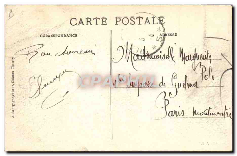 CPA Cirque Chalons sur Marne  — Rückseite