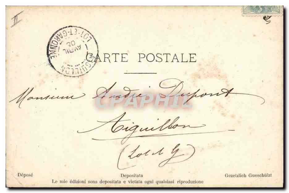 CPA Femmes Enfants Cle de Sol  — Rückseite