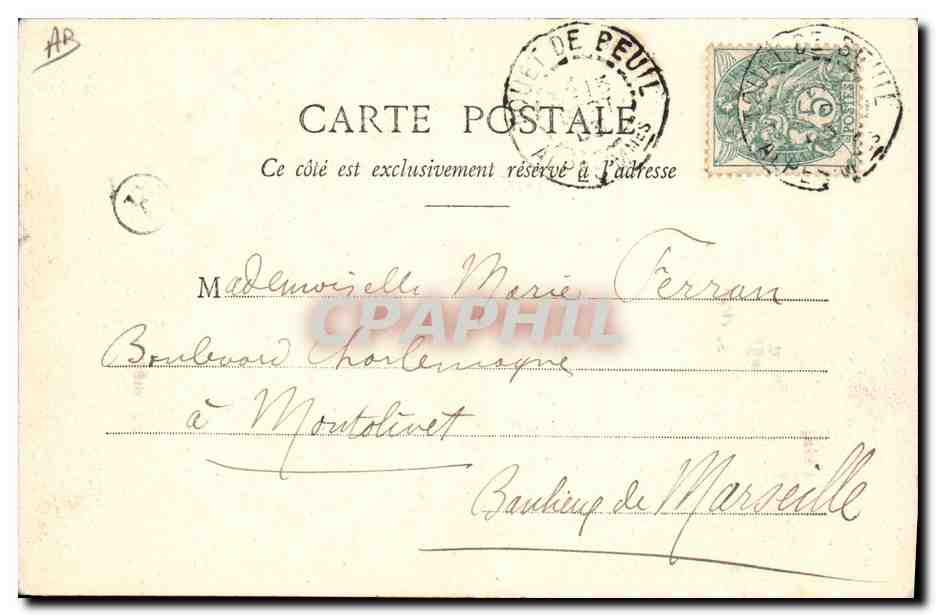 CPA Militaria Chasseurs Alpins Campement dans les Alpes — Rückseite