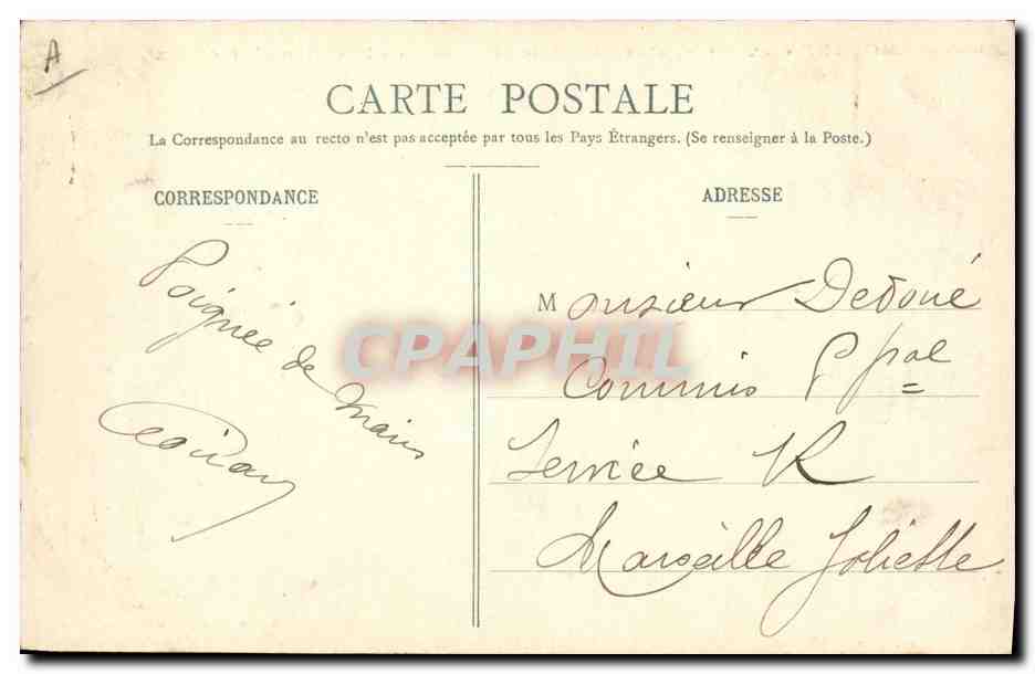 Modane (Savoie) — Détachement de Skieurs dans le Vallon d'Arronda — Coll. L. Grimal, Chambéry, N° 376 — Reverso
