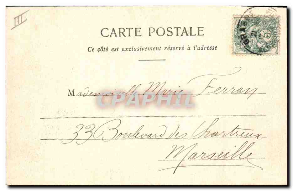 CPA Militaria Chasseurs Alpins Groupe alpin — Verso