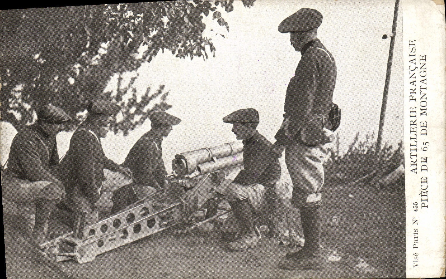 Artillerie française — Pièce de 65 de montagne — Visé Paris N° 455