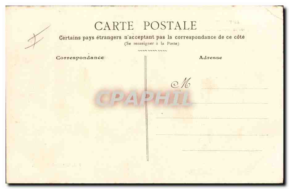 Artillerie Alpine — Manœuvre de force du canon de montagne — Collection Paris Grenoble — Verso