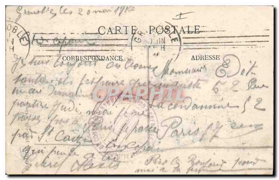 CPA Militaria Grenoble Caserne des Chasseurs Alpins Entree du quartier Bayard — Reverso