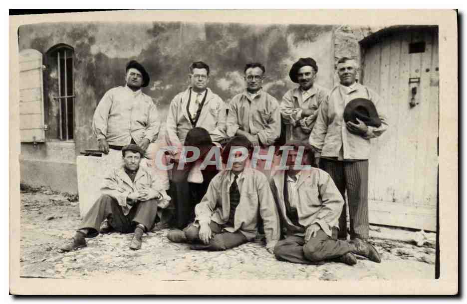 CARTE PHOTO Militaria Chasseurs Alpins 