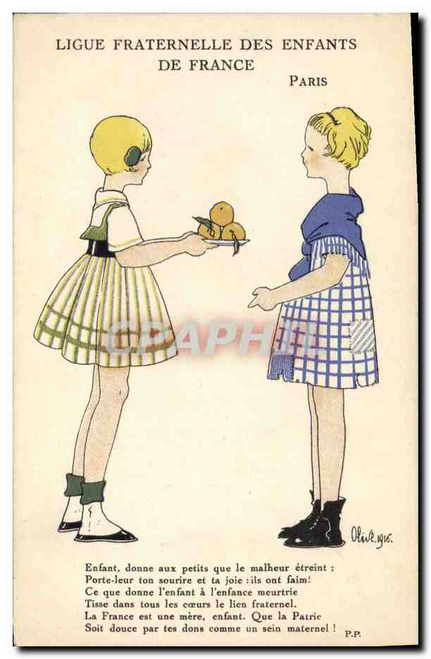 CPA Militaria Ligue fraternelle des enfants de France Paris 