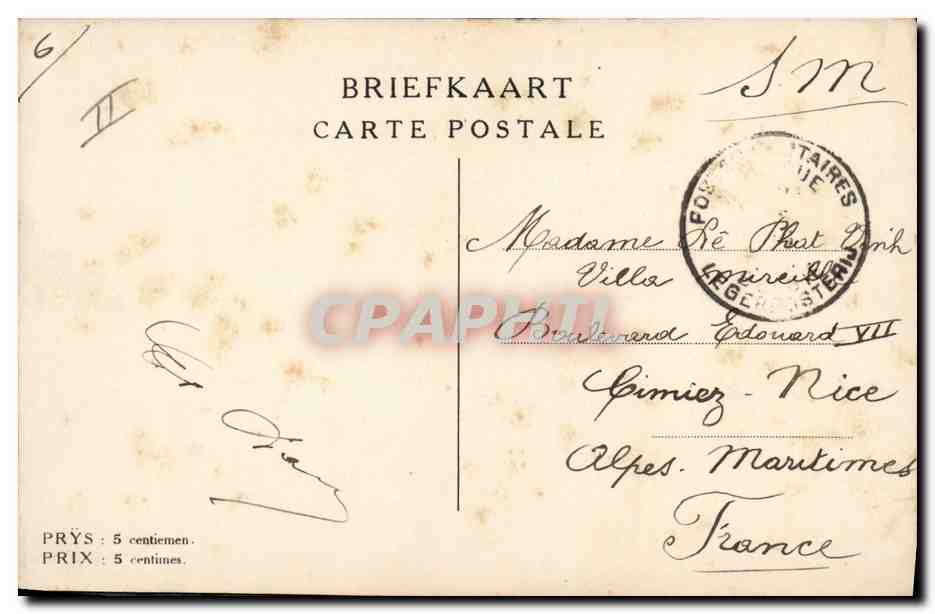 CPA Militaria Wilhem Guillaume  — Rückseite
