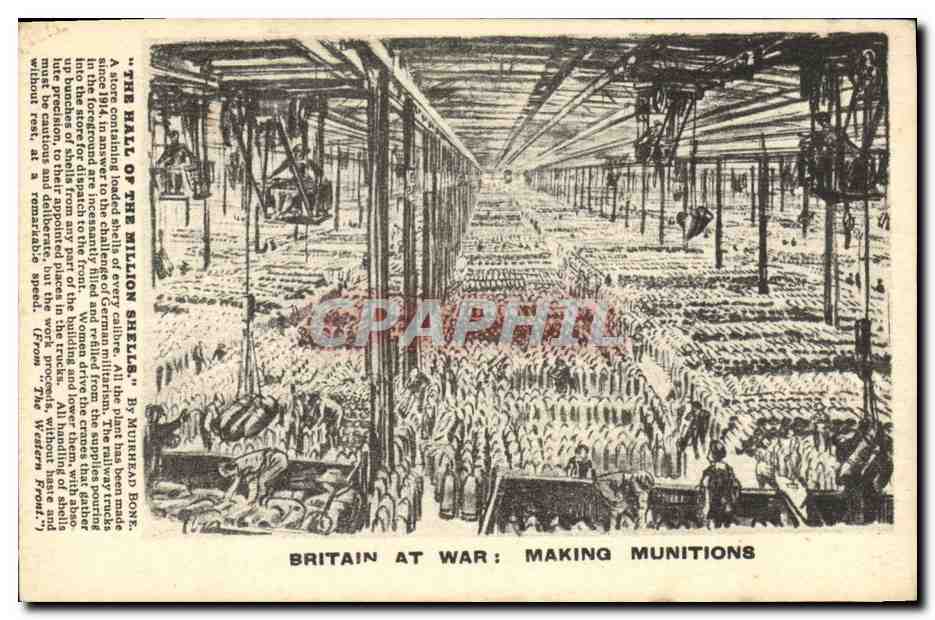 CPA Militaria Britain at war Making munitions 