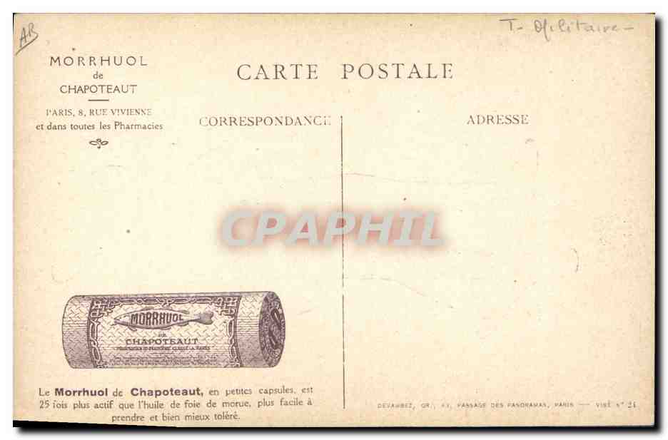 CPA Militaria Bersagliere Armee italienne  — Rückseite