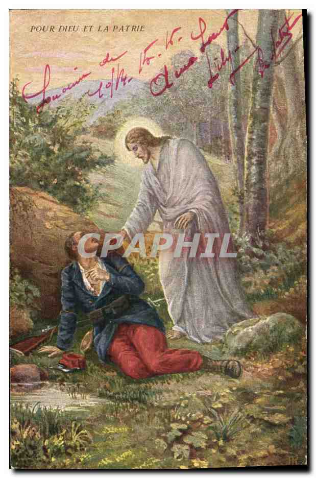 CPA Militaria Christ 