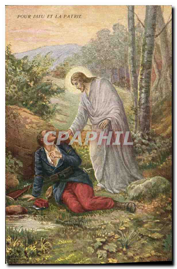 CPA Militaria Christ 