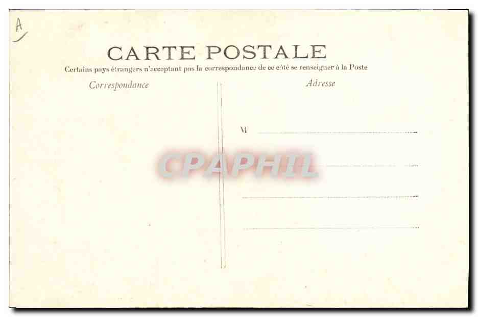 CPA Fallieres  — Verso