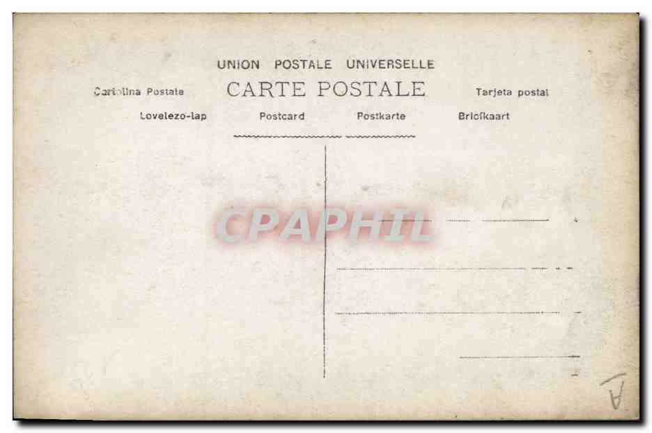 CPA SM l'Empereur du Congo  — Verso