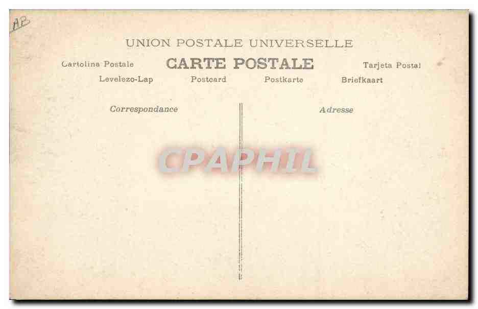 CPA SM l'Empereur du Congo  — Verso