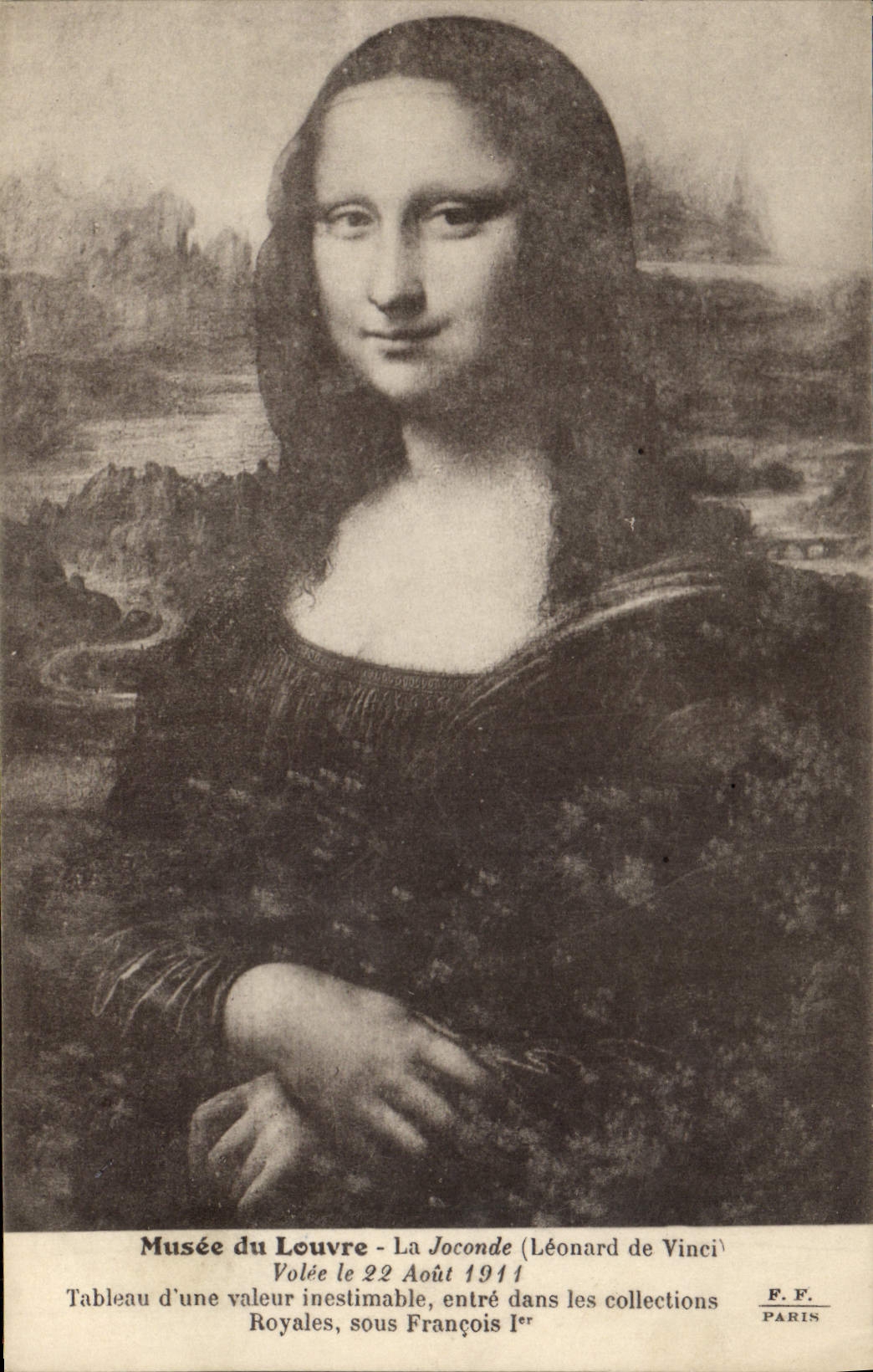 CPA Paris Musee du Louvre La Joconde Leonard de Vinci 