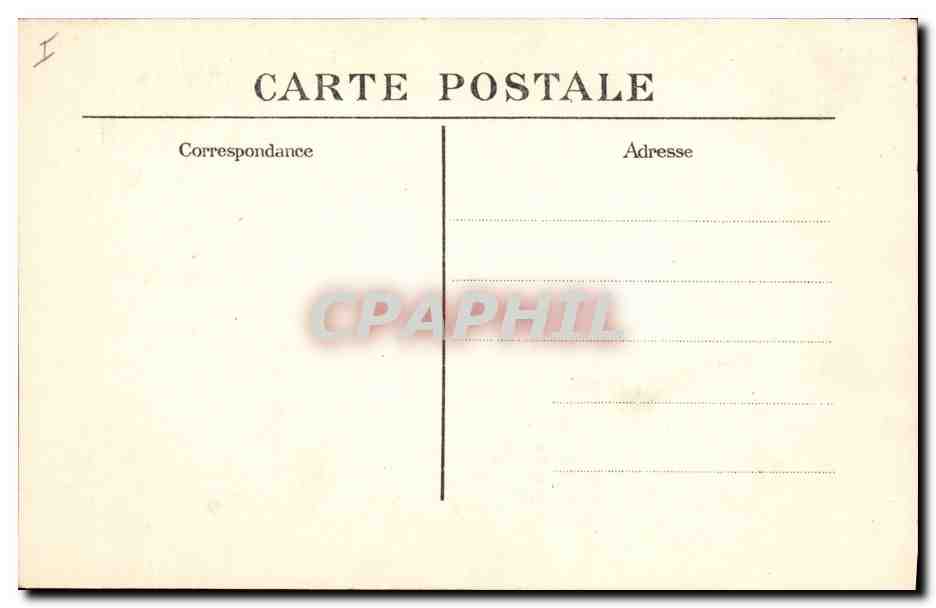 CPA Paris Musee du Louvre La Joconde Leonard de Vinci  — Rückseite