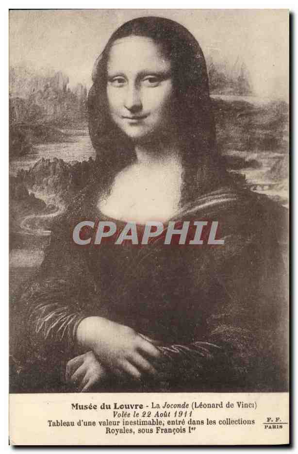 CPA Paris Musee du Louvre La Joconde Leonard de Vinci 