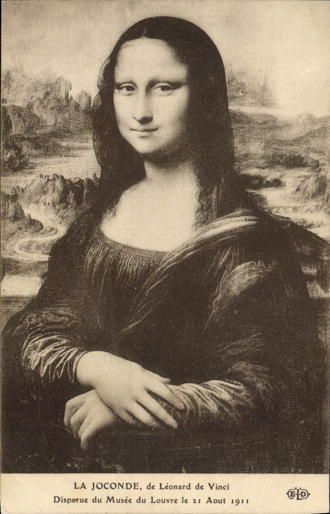 CPA Paris Musee du Louvre La Joconde Leonard de Vinci 