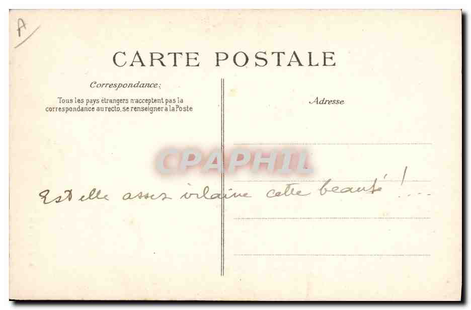 CPA Paris Musee du Louvre La Joconde Leonard de Vinci  — Verso